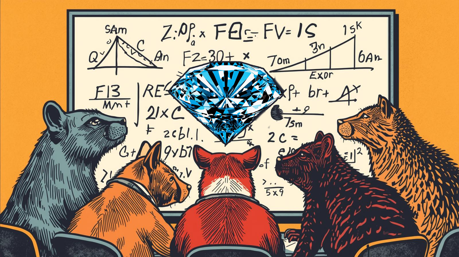 A flowchart for a change control process.