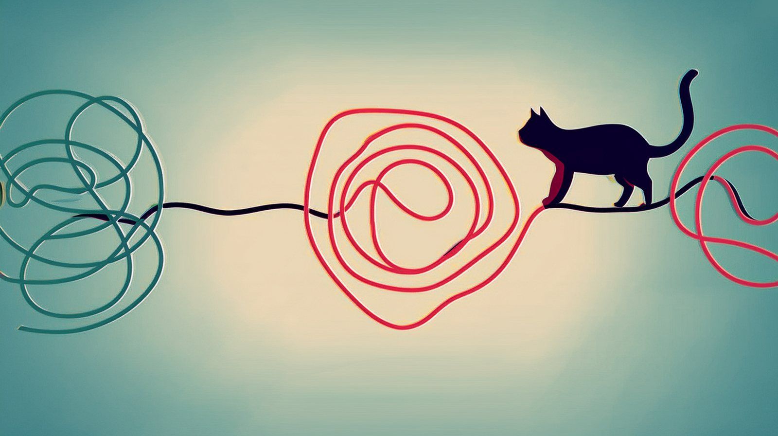 A simple drawing that is gradually becoming more and more complex.