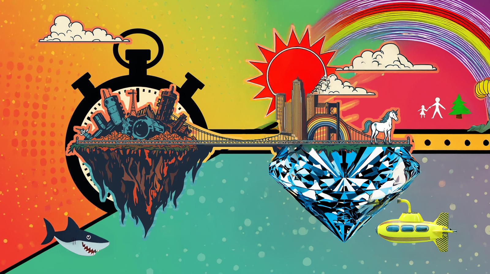 A diagram explaining a product's value proposition.