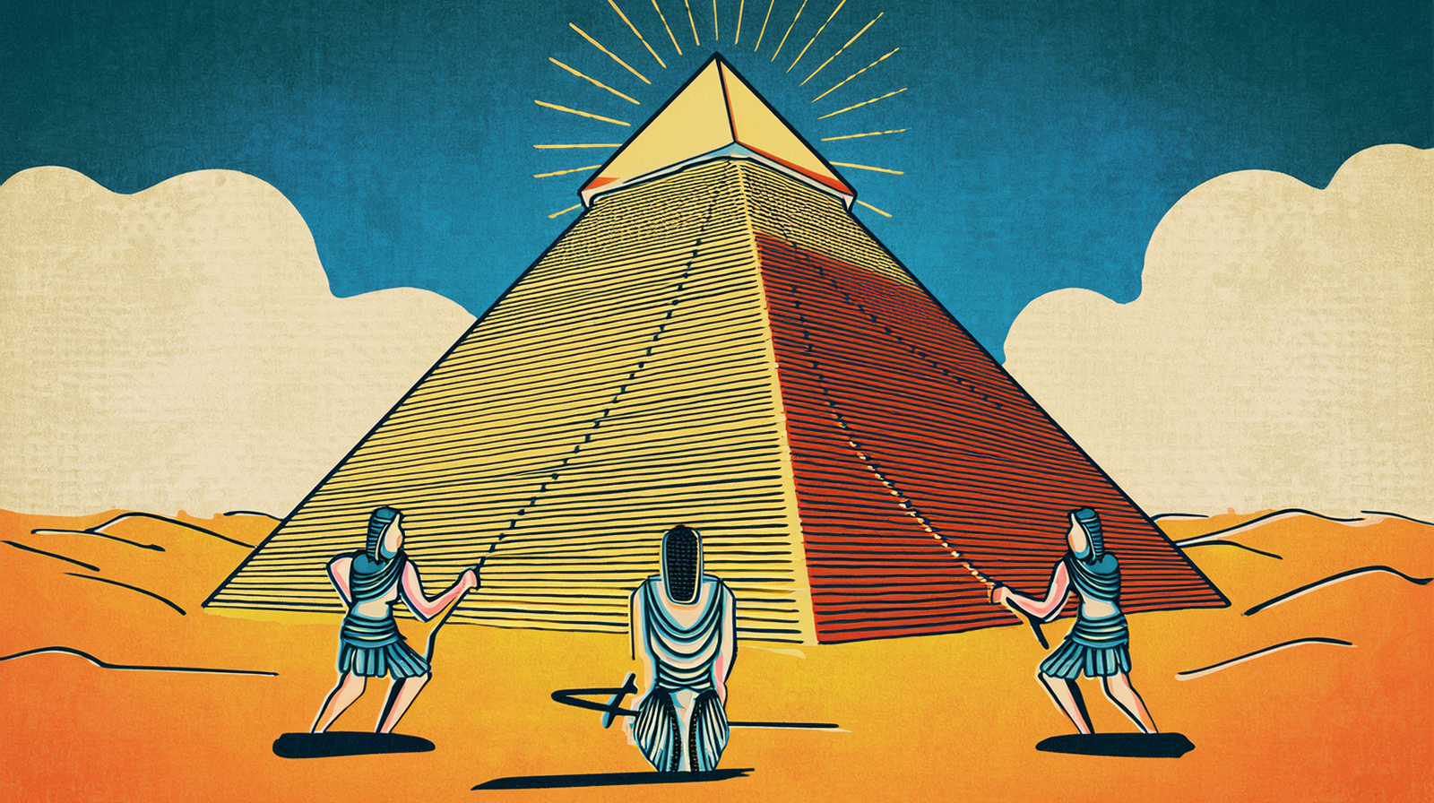 A hierarchical chart representing a Work Breakdown Structure.