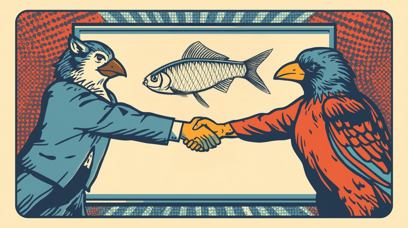 Two people in a constructive conversation.