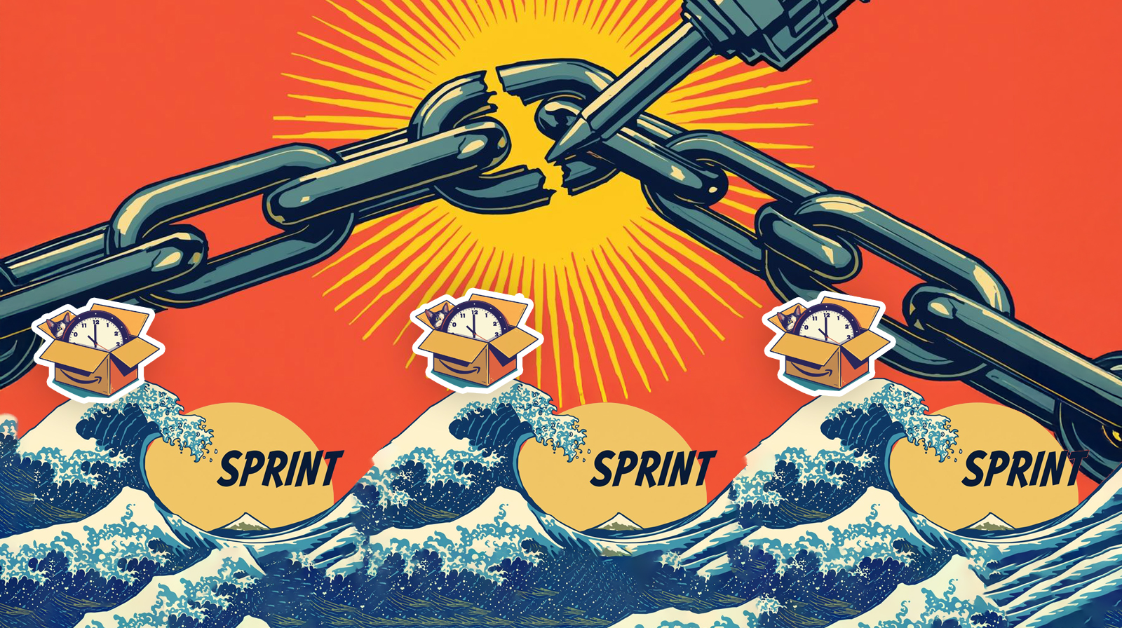 A graph showing value delivered over time.